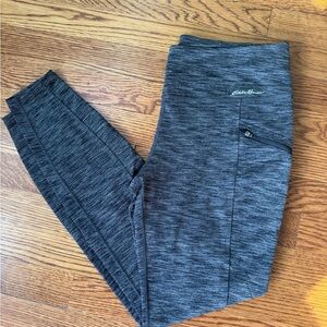 Eddie Bauer Charcoal Heather Performance Leggings